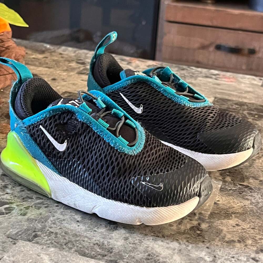 Nike Air Max 270 Black/Green Strike/White/Aquamarine DJ5136-001